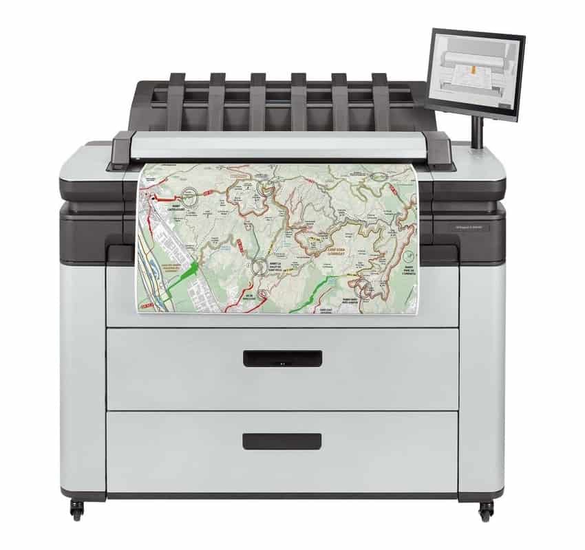 HP DesignJet XL 3600dr Large Format Multifunction Dual-Roll PostScript® Printer - 36”