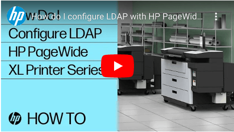 LDAP with HP PageWide XL