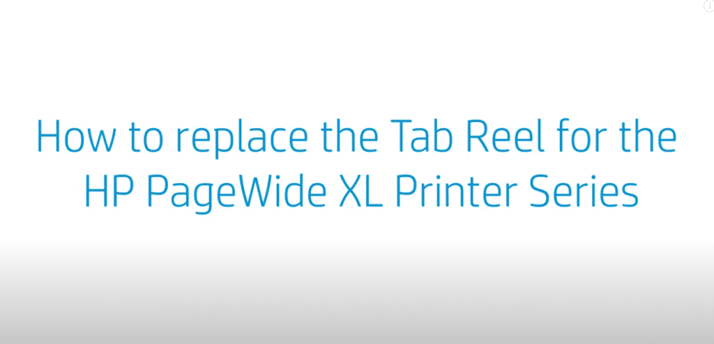 How to replace the Tab Reel