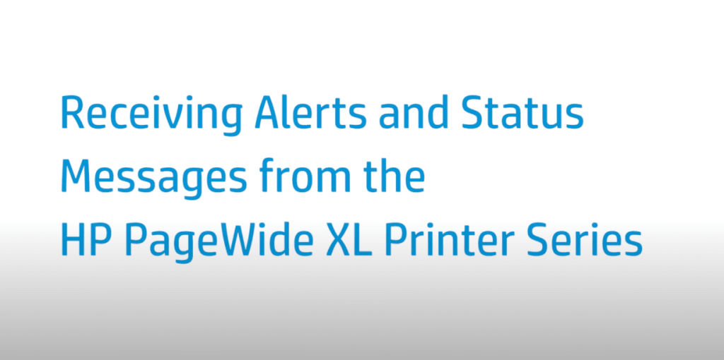 Receiving Alerts and Status Messages