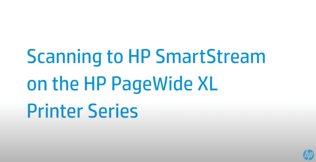 Scanning to HP SmartStream