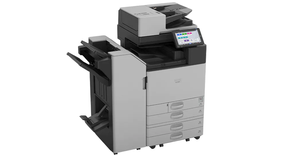 RICOH IM C6010 advance model with stapling: documents management features