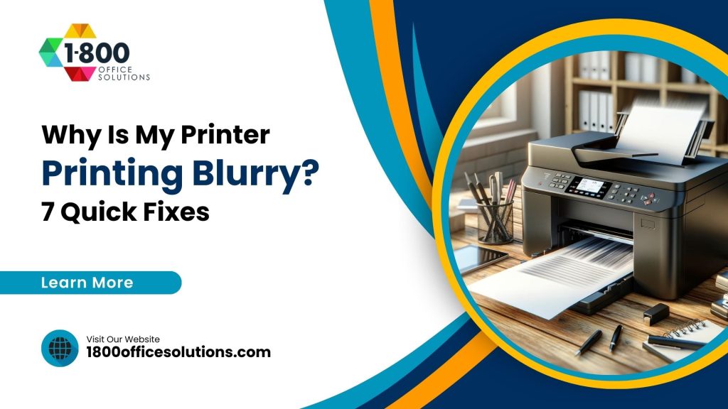 Why Is My Printer Printing Blurry 7 Quick Fixes