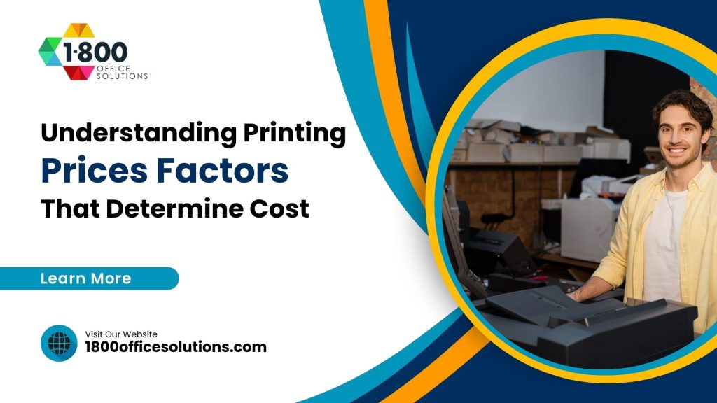 Printing Prices Factors