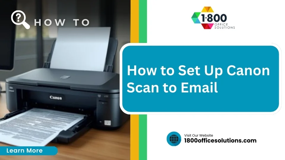 How to Set Up Canon Scan to Email