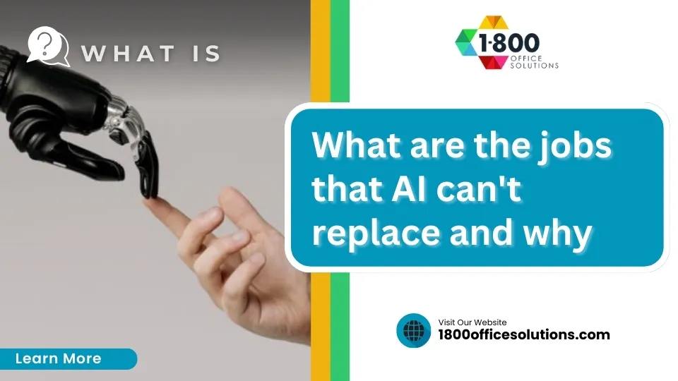 What are the jobs that AI can't replace and why