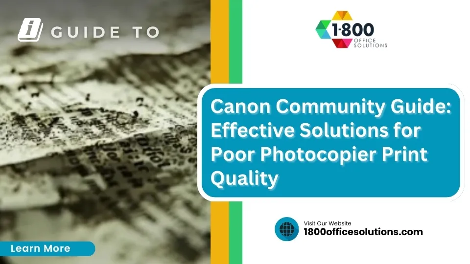 Community Guide: Effective Solutions for Poor Canon Print Quality Issues