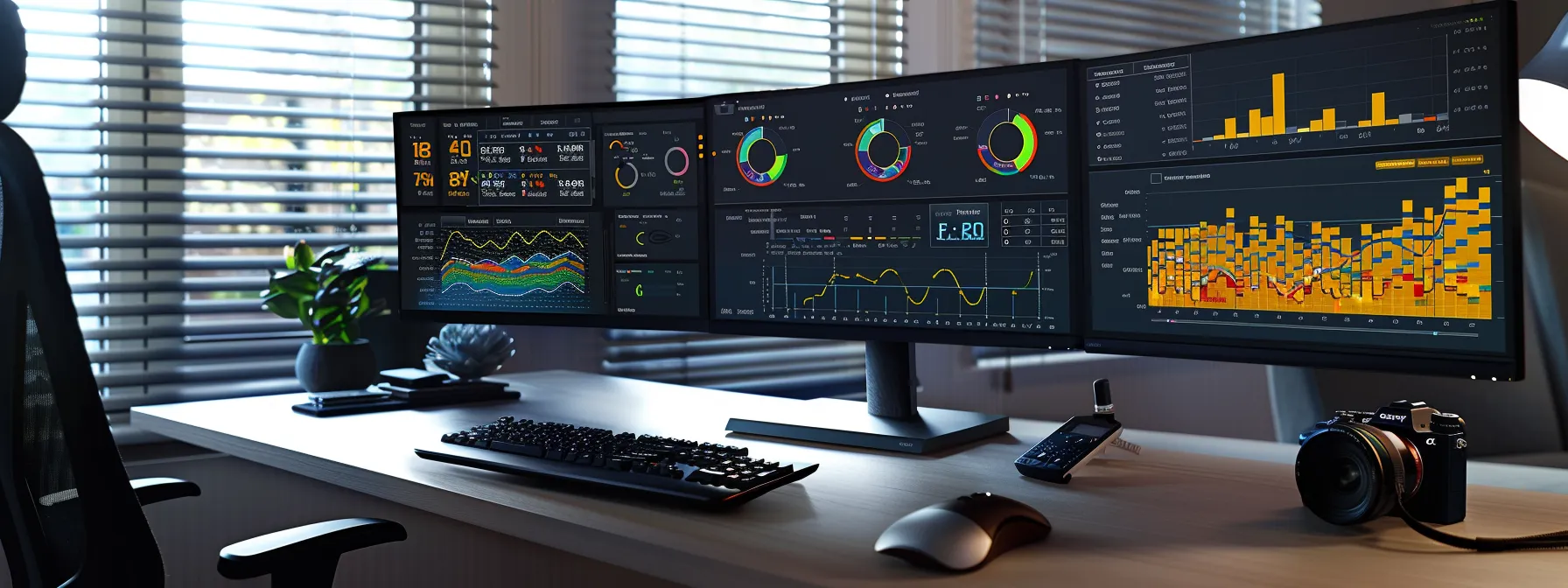 Understanding Application Performance Monitoring: A Comprehensive Guide to APM 14 a dynamic visual of a digital dashboard displaying vibrant real-time metrics and performance benchmarks, set against a sleek modern interface that symbolizes the efficiency and optimization of application performance monitoring across diverse platforms.