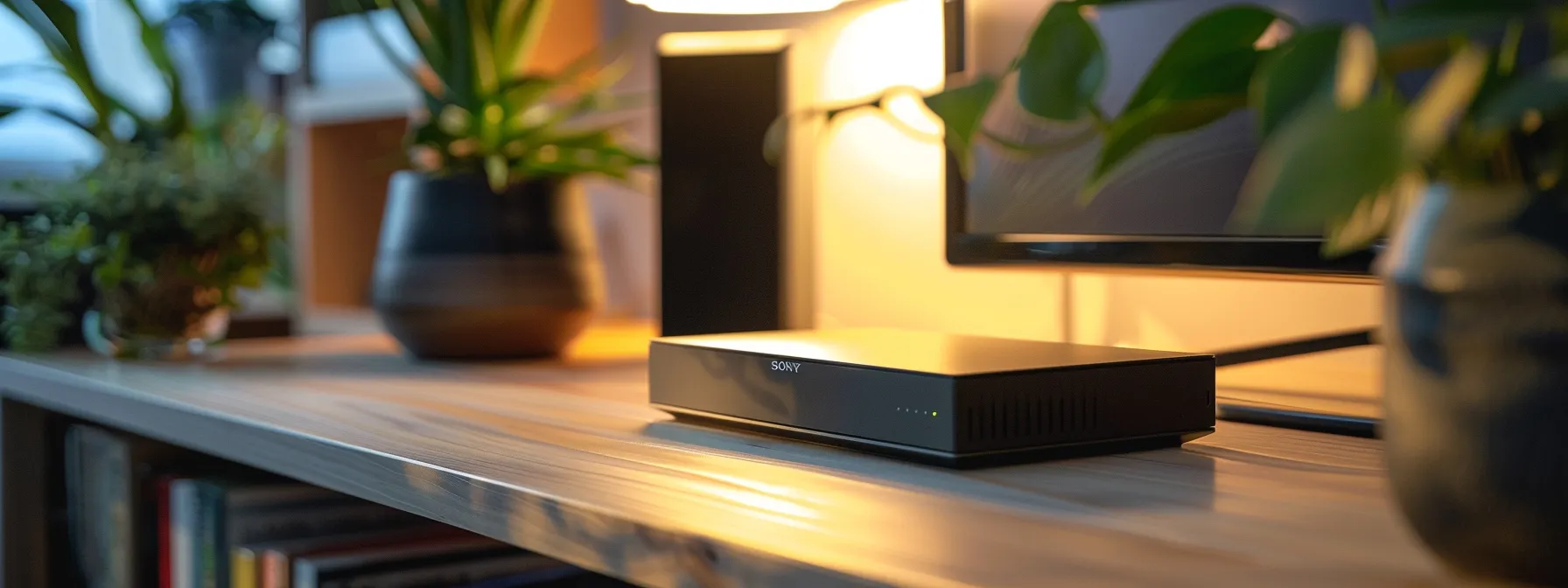 a sleek, modern network-attached storage device sits prominently in a well-lit, minimalist home office, symbolizing the seamless integration of technology and data accessibility in today’s digital landscape.