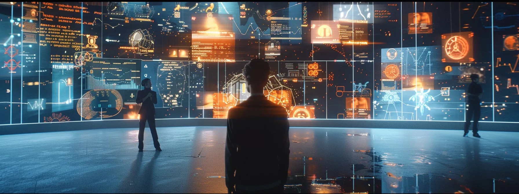 a vibrant digital landscape illustrates the intricate interplay of security and user convenience in identity and access management, featuring abstract representations of various identity sources and federated solutions against a backdrop of regulatory frameworks.