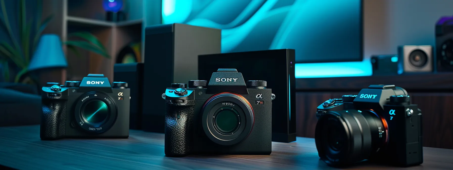 a visually dynamic representation of modern technology management, showcasing sleek devices seamlessly integrating into a cohesive digital ecosystem, illuminated by vibrant blue and green hues to emphasize connectivity and innovation.