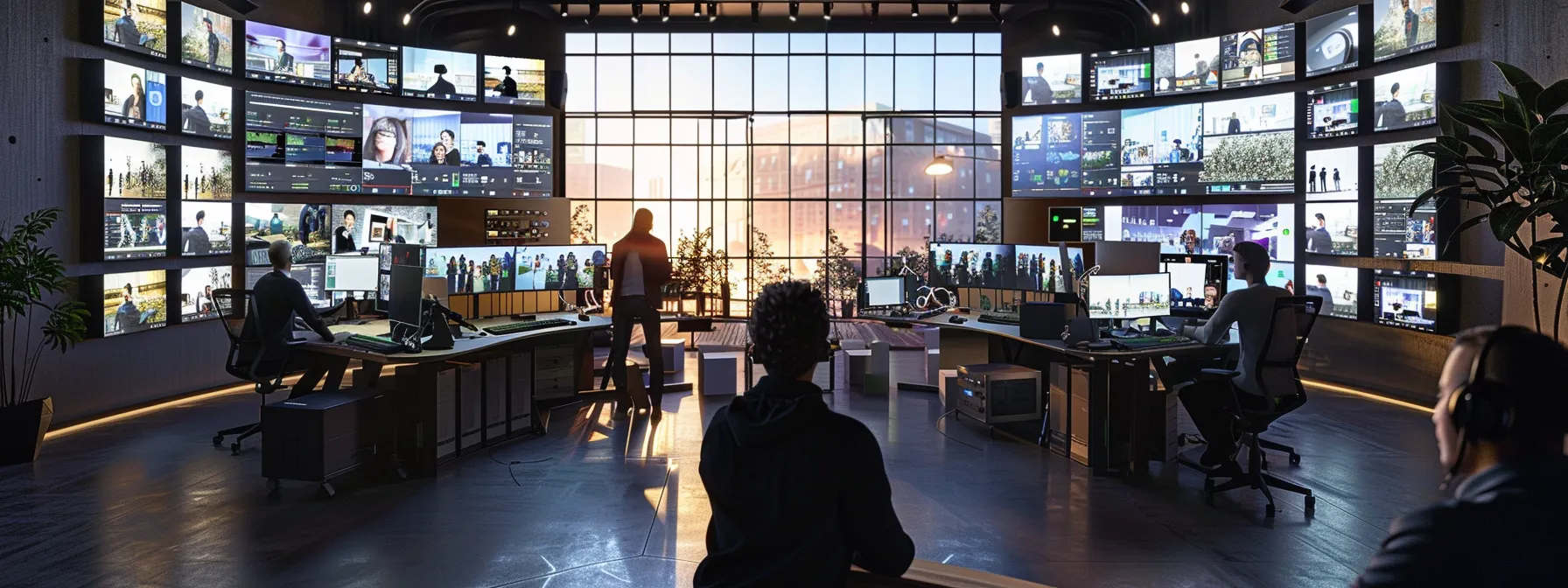 5 Powerful Benefits of Virtual Desktop Infrastructure (VDI) for Modern Businesses 13 a dynamic digital workspace showcases a vibrant array of virtual desktops, highlighting innovative technology and seamless connectivity in a professional environment.