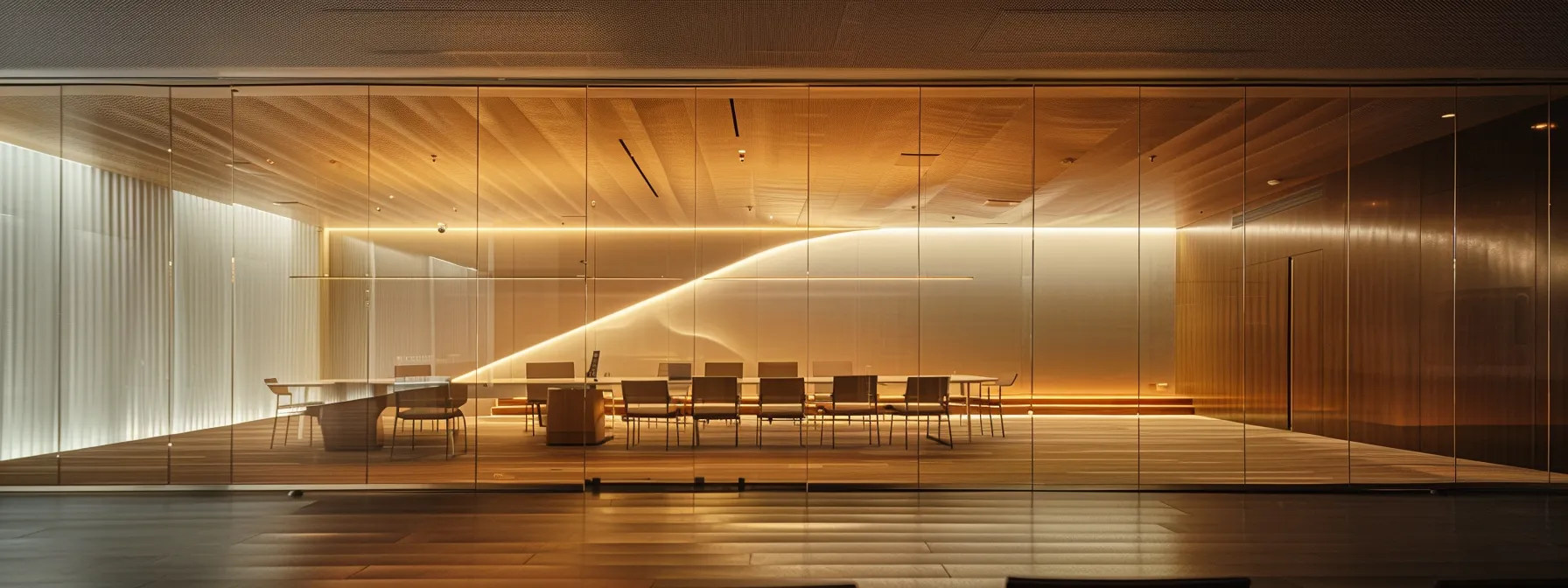 Learn What Is a Block Cipher and Its Applications 11 a sleek, modern conference room filled with professionals engaged in a dynamic brainstorming session, illuminated by sharp overhead lighting reflecting off glass walls.
