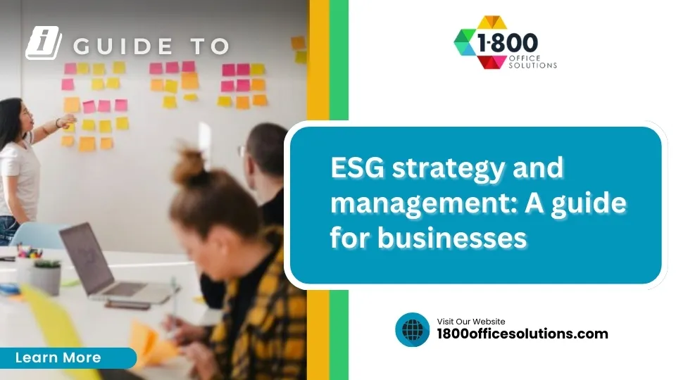ESG strategy & sustainability: A guide for businesses