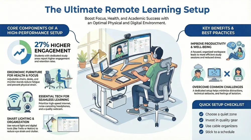 Boost Remote Learning with High-Quality Office Solutions 9 Infographic about Remote Learning