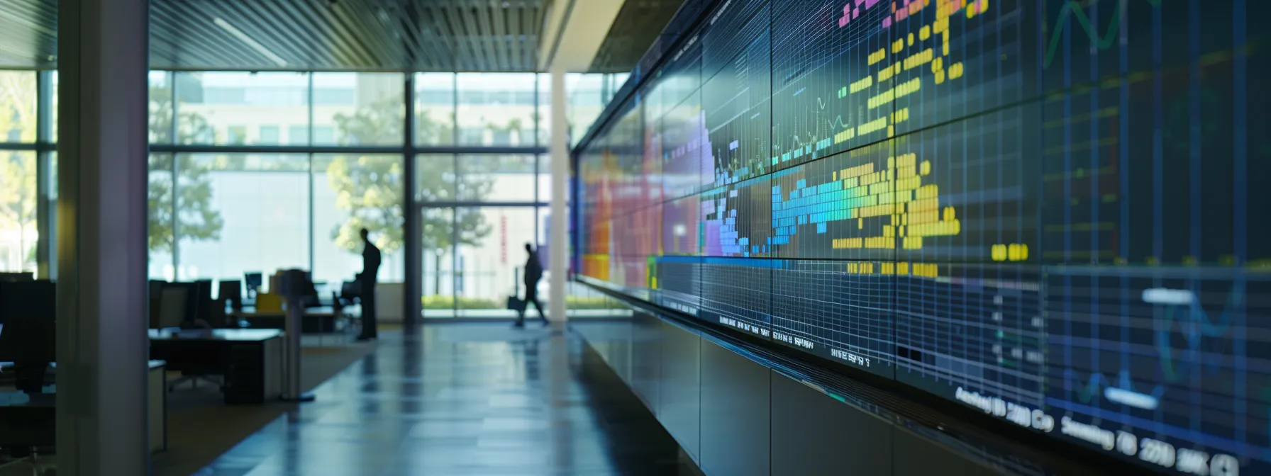 a sleek, modern office setting showcases a high-tech display board illustrating the contrast between baseband and broadband technologies, with dynamic graphics depicting signal transmission paths and key use cases for digital signal processing and algorithms.