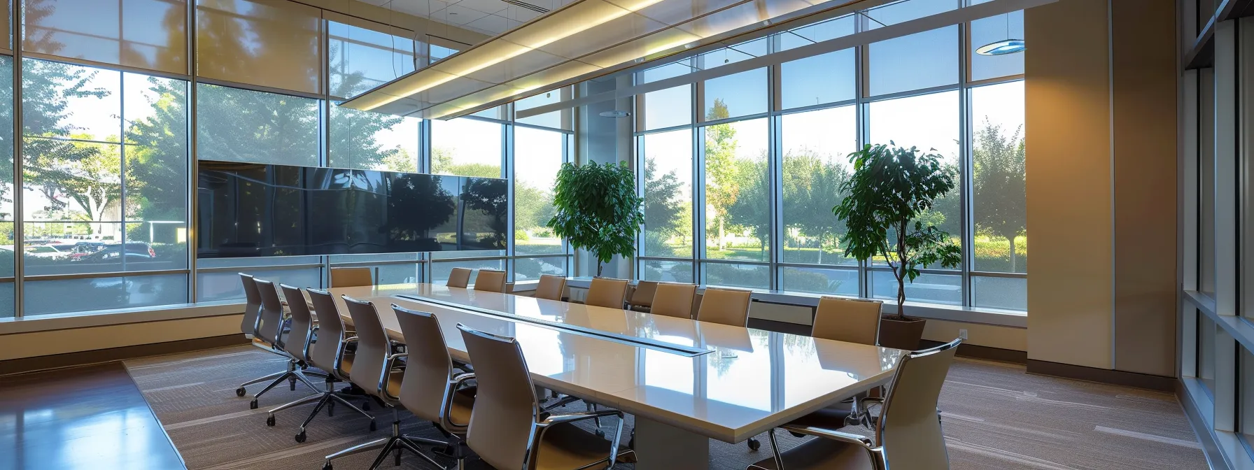 The Long-Term Advantages of Copier Leasing Uncovered 13 a professional office environment features a sleek conference table with an open laptop displaying a detailed leasing agreement, illuminated by focused overhead lighting, while a diverse group of business professionals attentively discusses concealed copier lease expenses and strategies for maximizing savings.