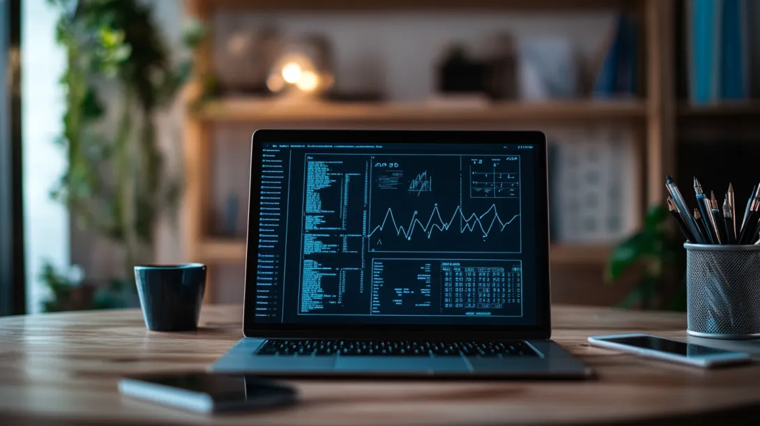 Boost Remote Learning with High-Quality Office Solutions 11 home office laptop data dashboard