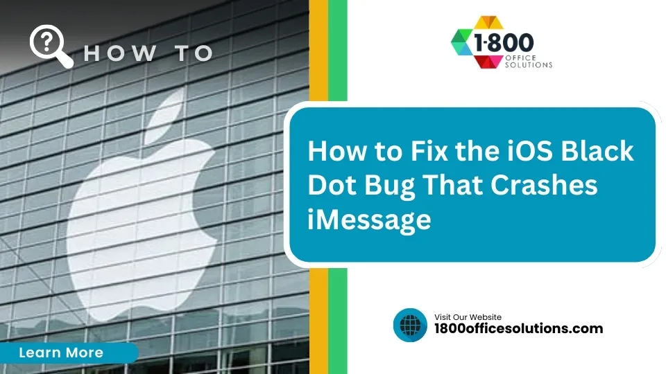 ios black dot bug fix guide 2025