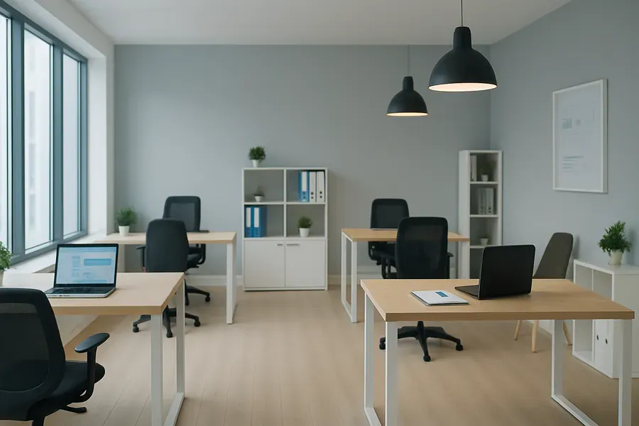 minimalistic corporate office