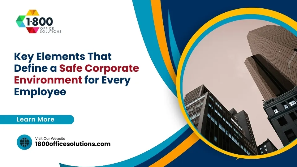 Safe corporate environment poster