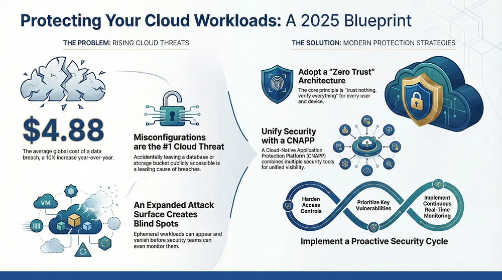 Infographic About Cloud Workload Security