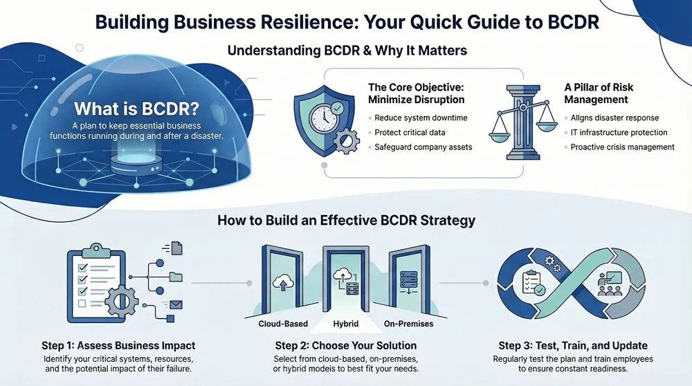 Infographic about Business Continuity and Disaster Recovery