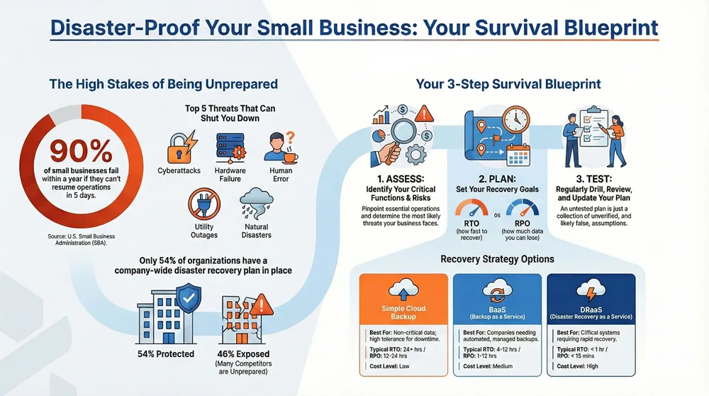 Infographic about Crafting a Bulletproof Disaster Recovery Plan for Your Small Business (1)