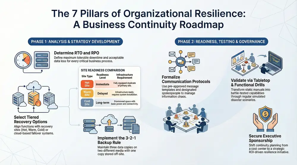 7 Essential Business Continuity Planning Steps for 2026 9 Infographic about Business continuity planning steps