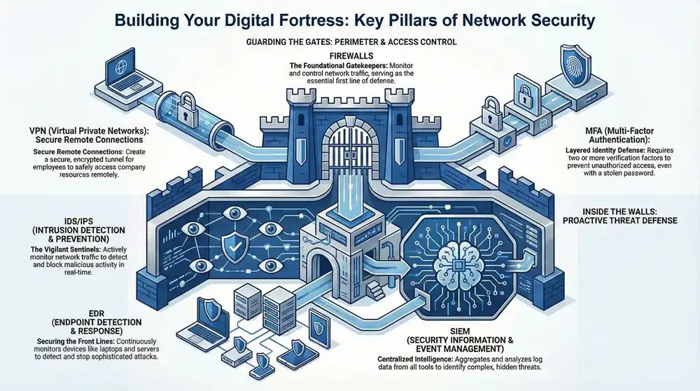 Infographic about Network Security Your Business