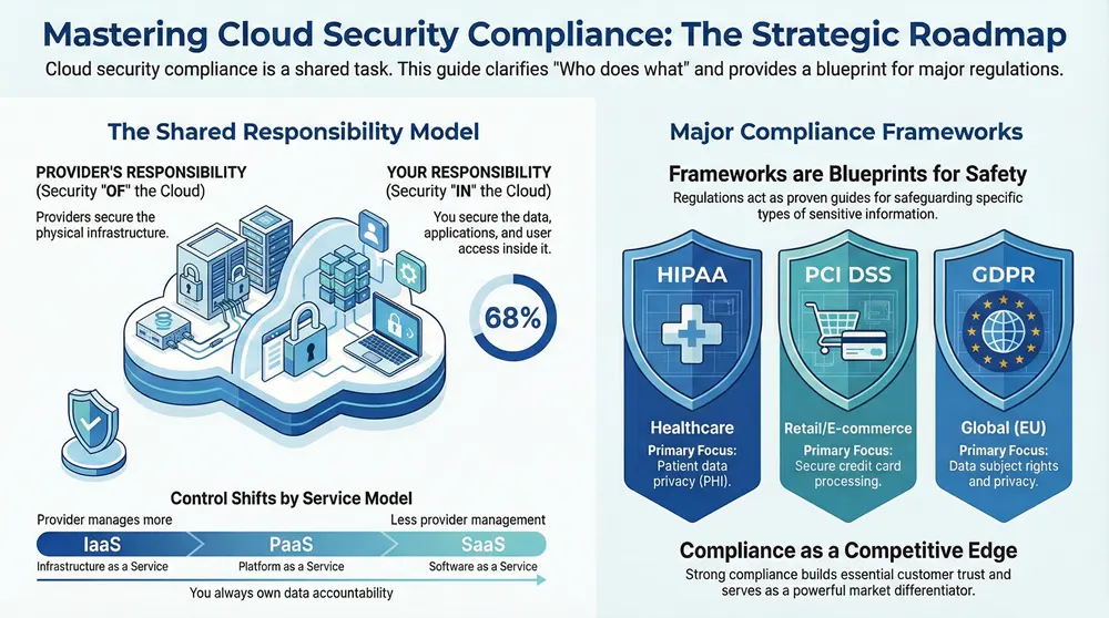Infographic about Cloud Computing Security Compliance