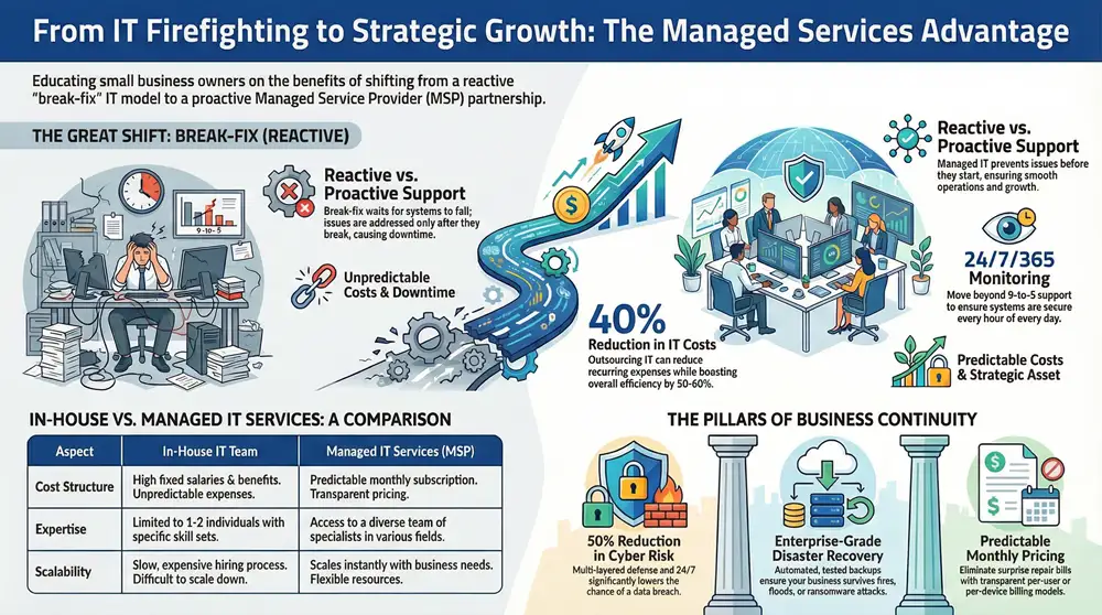 A Guide to Managed IT Services for Small Business 9 Infographic about Managed IT Services for Small Business