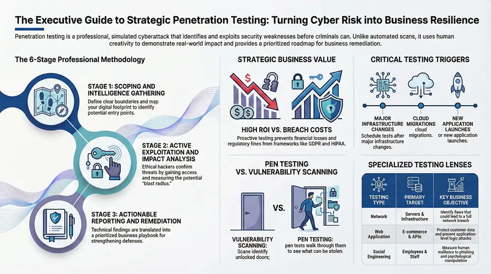 Infographic about Penetration Testing