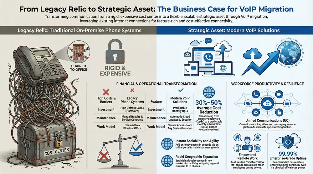 The Top Benefits of VoIP for Business Growth 9 Infographic about VoIP for Business Growth