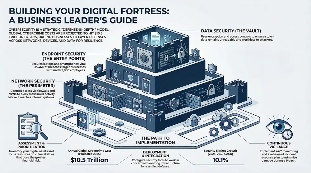 Cybersecurity Solutions for Business: A Practical Guide to Protecting Your Company 9 Infographic about Cybersecurity Solutions for Business