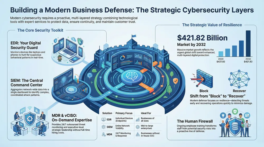 Infographic about Cybersecurity Solutions