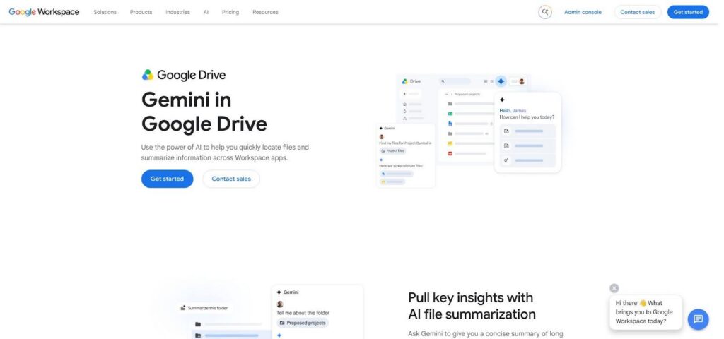 Gemini in Google Drive AI-powered file search and summaries