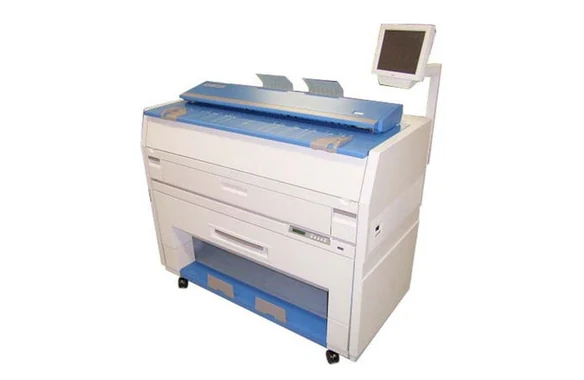 Wide format printer for large drawings
